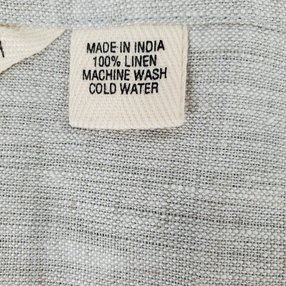 Farmhouse Pottery Farm Linen Table Runner in Stone Grey NEW WITHOUT TAGS - Picture 2 of 3